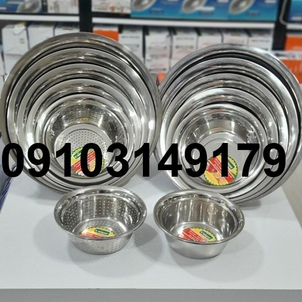 خرید آبکش و لگن استیل_1