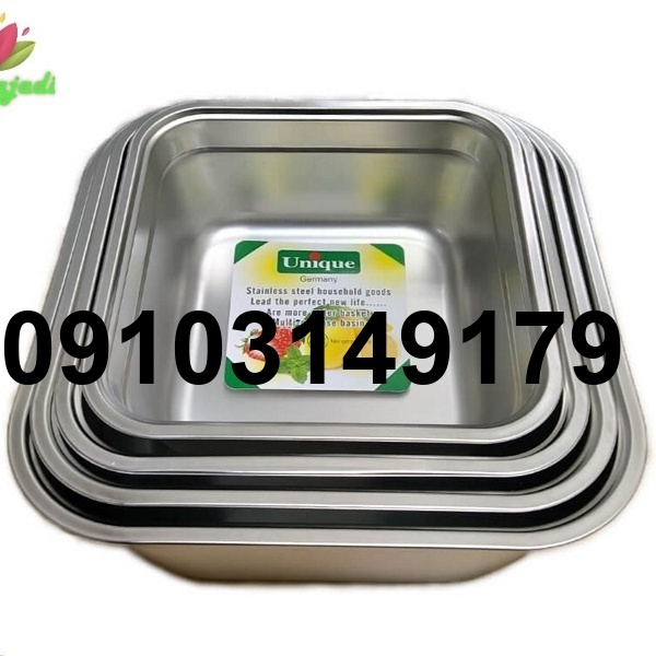 خرید آبکش استیل چهارگوش