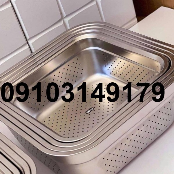 قیمت آبکش استیل چهارگوش_5