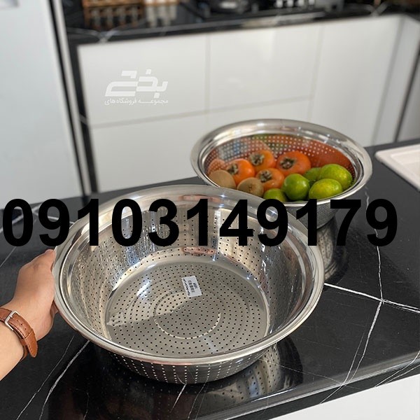 قیمت آبکش استیل یونیک سایز ۳۸_3