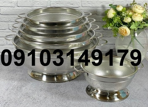 آبکش پایه دار استیل یا پلاستیکی_5