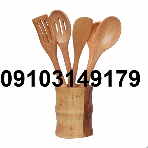 خرید ست کفگیر ملاقه چوبی_2