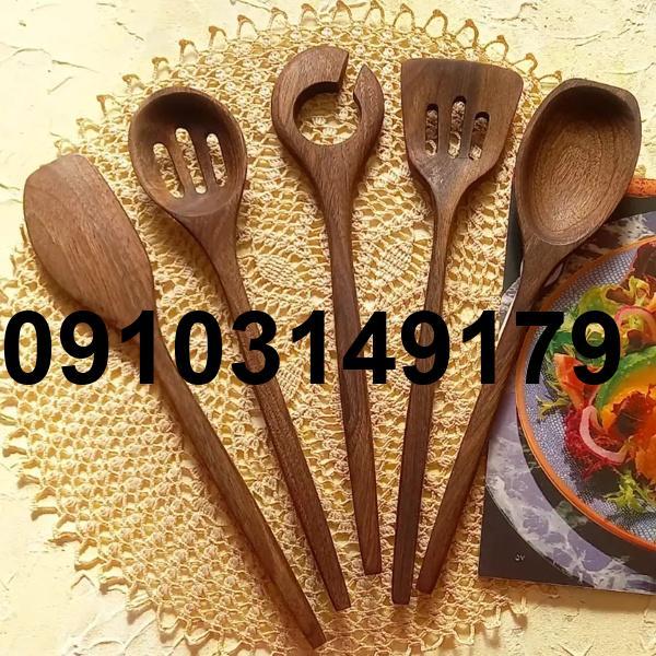 خرید ست کفگیر ملاقه چوبی_8