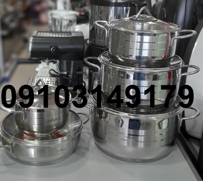 خرید سرویس قابلمه استیل یونیک_5