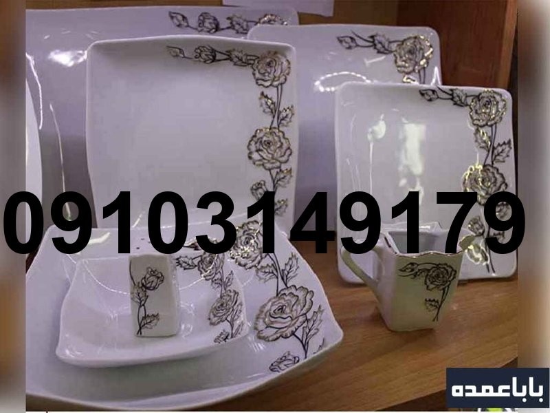خرید سرویس چینی گل برجسته_3