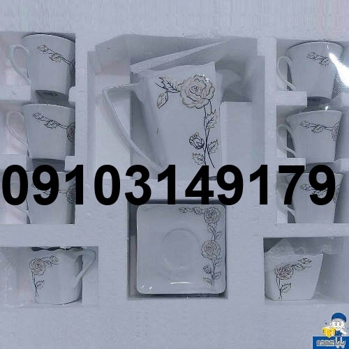 خرید سرویس چینی گل برجسته_7