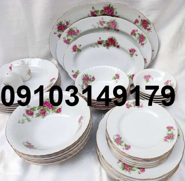 خرید سرویس چینی گل سرخی_5