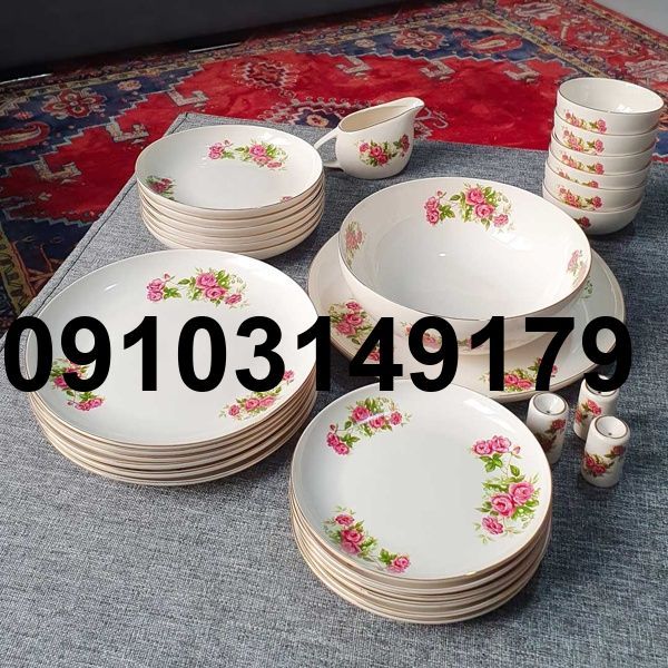 خرید سرویس چینی گل سرخی_9