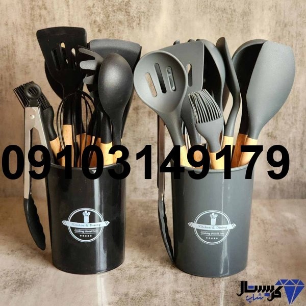 خرید سرویس کفگیر و ملاقه سیلیکونی_2