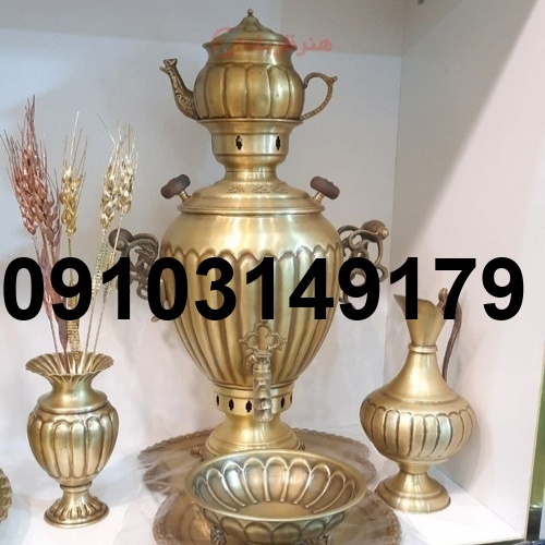 خرید سماور ذغالی برنجی_2