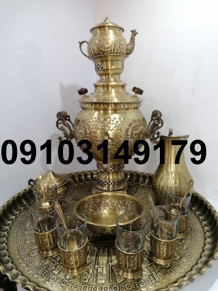 خرید سماور ذغالی برنجی_8