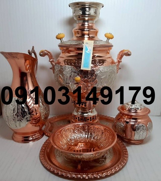 خرید سماور مسی دکوری_3