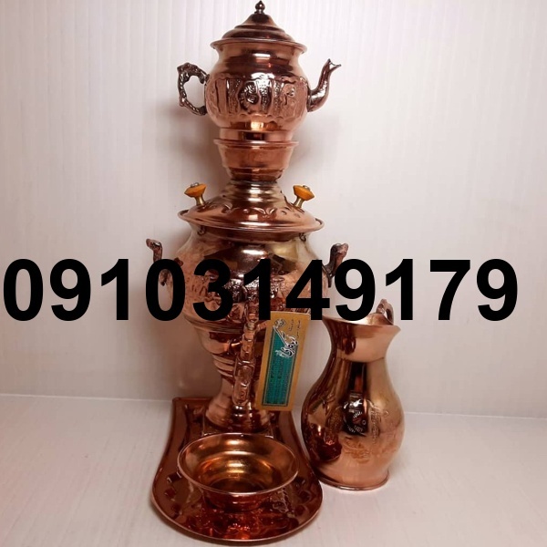 خرید سماور مسی دکوری_5