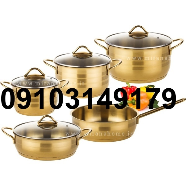 خرید قابلمه استیل طلایی_3
