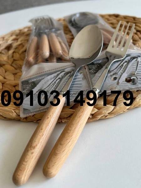 خرید قاشق چنگال دسته چوبی_10