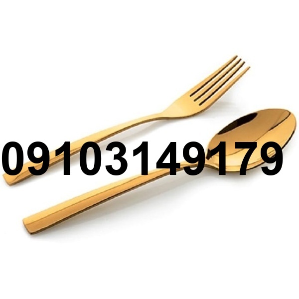 خرید قاشق چنگال طلایی_2