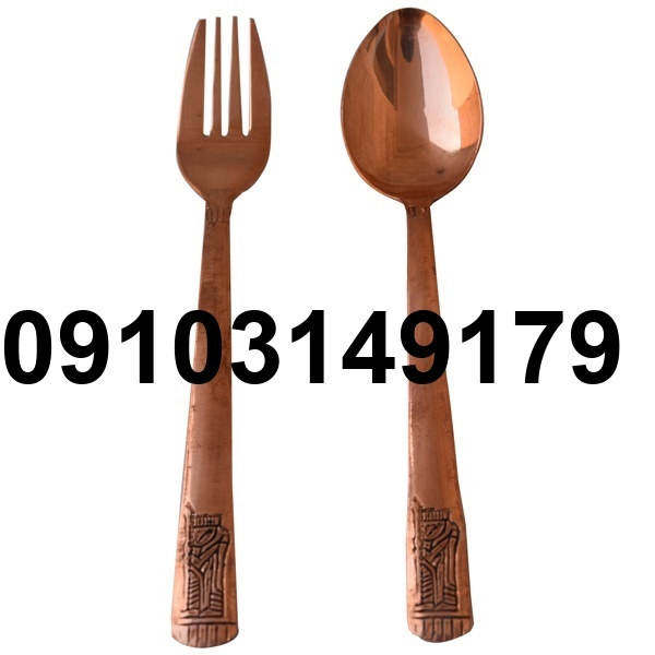 خرید قاشق چنگال مسی_2