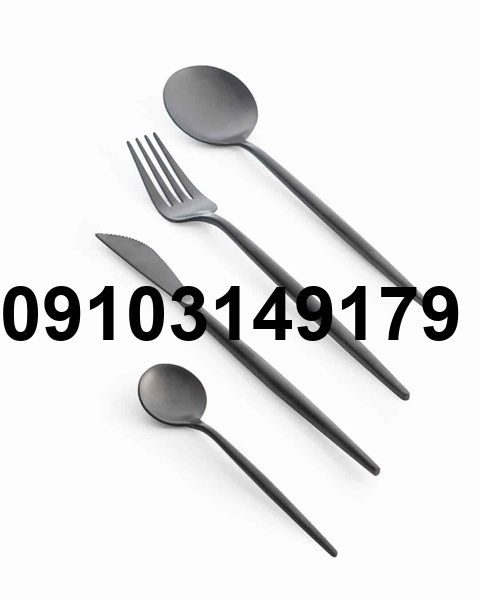 خرید قاشق چنگال مشکی_3