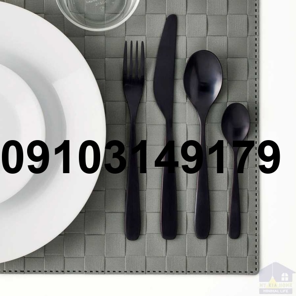 خرید قاشق چنگال مشکی_4