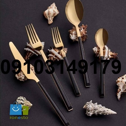 خرید قاشق چنگال مشکی_5