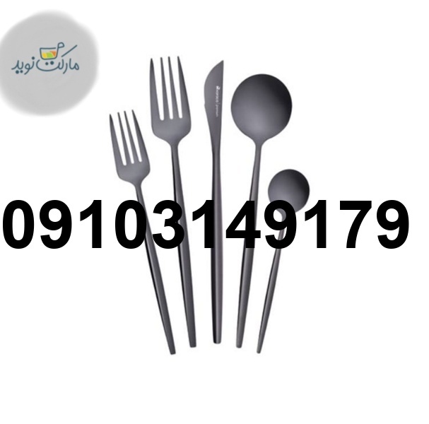 خرید قاشق چنگال مشکی_6