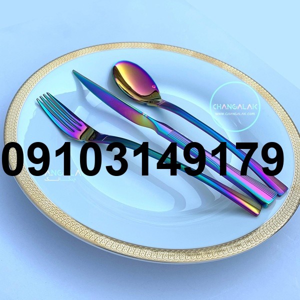 خرید قاشق چنگال هفت رنگ_3