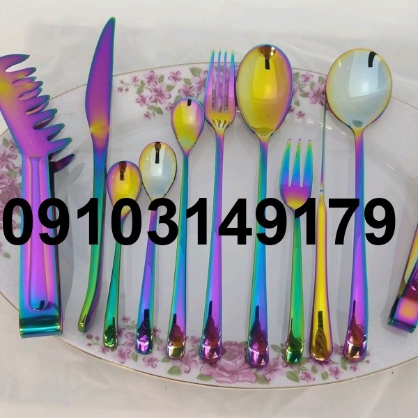خرید قاشق چنگال هفت رنگ_4