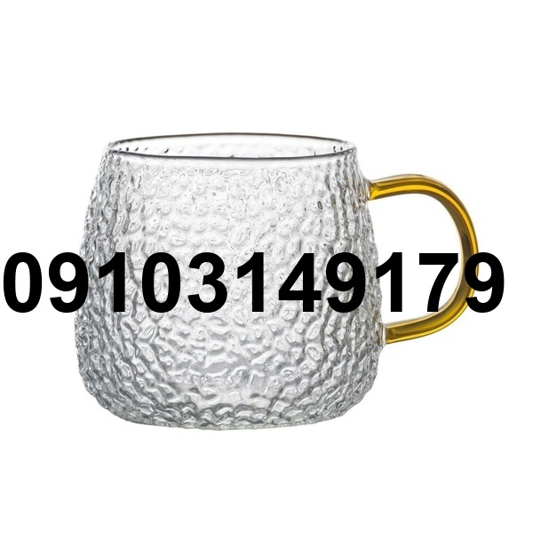 خرید لیوان پیرکس دسته رنگی_1