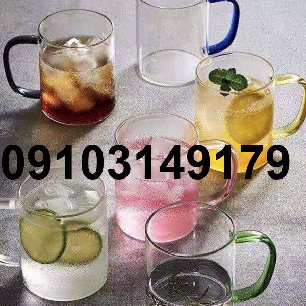 خرید لیوان پیرکس دسته رنگی_10