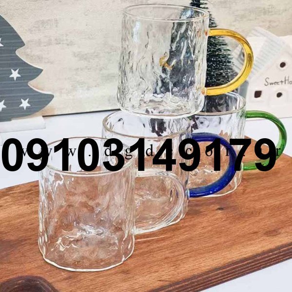 خرید لیوان پیرکس دسته رنگی_6