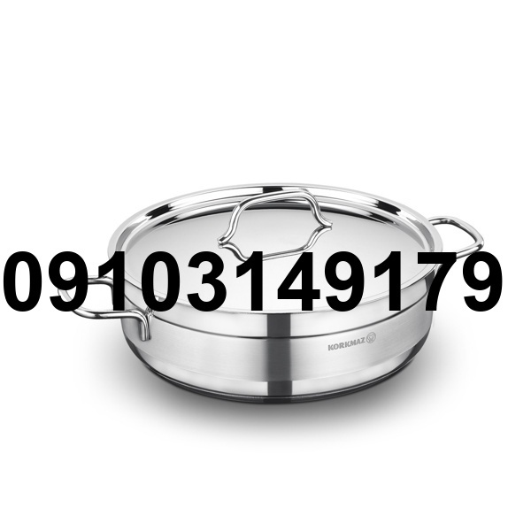 خرید ماهیتابه استیل کرکماز_1