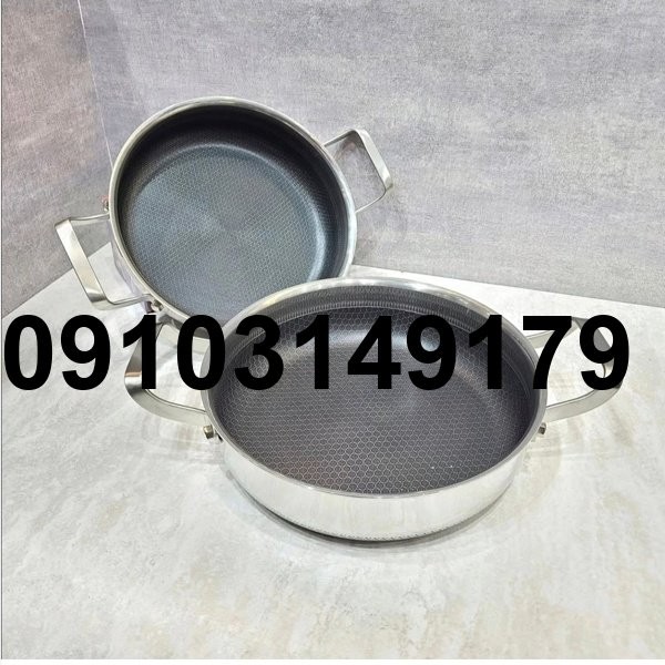 خرید ماهیتابه استیل کف لیزری_8