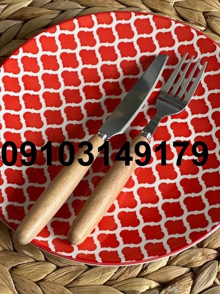 خرید کارد و چنگال دسته چوبی_6