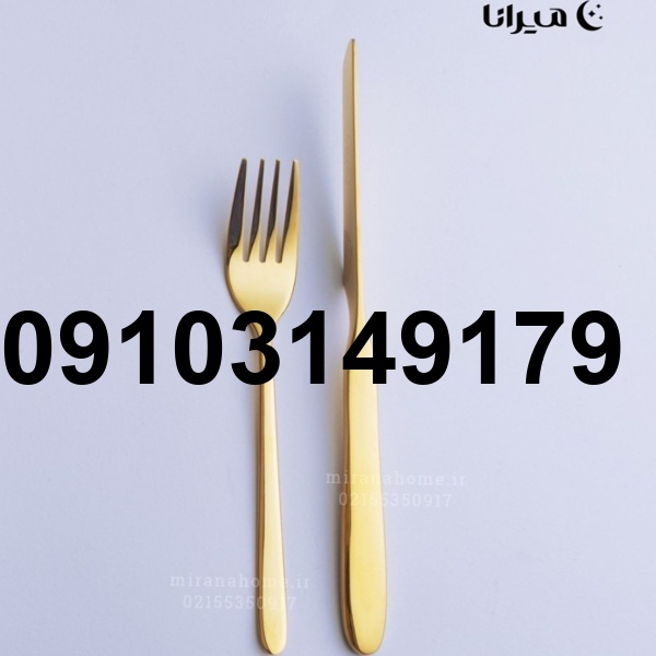 خرید کارد و چنگال طلایی_4