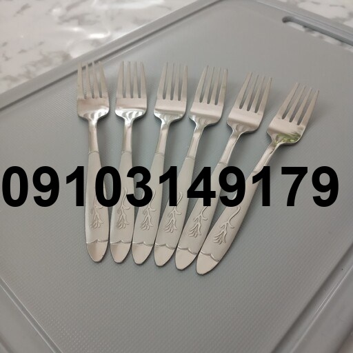 قیمت چنگال میوه خوری گل میخک_7