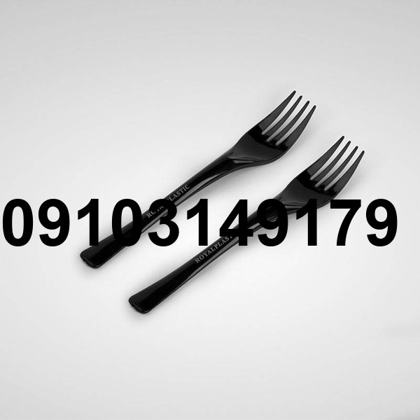 قیمت چنگال یکبار مصرف مشکی_2