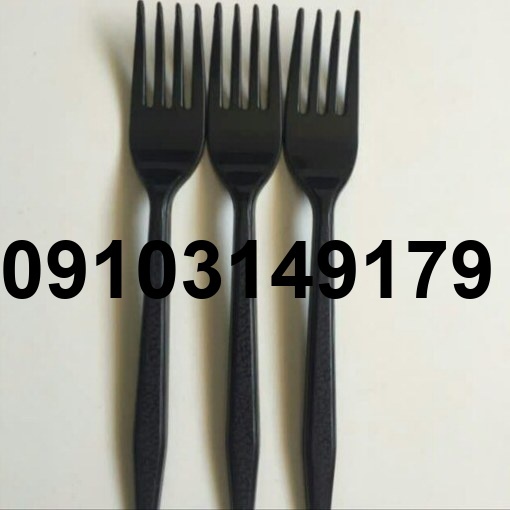قیمت چنگال یکبار مصرف مشکی_5