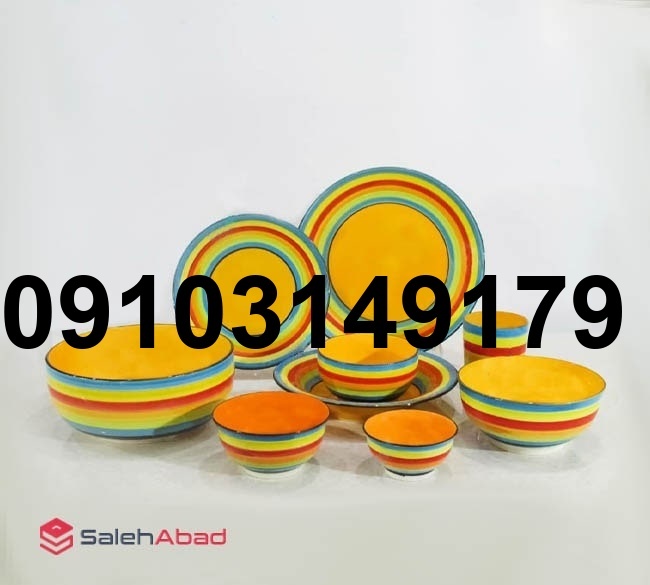 قیمت ظروف سرامیکی رنگین کمان_6