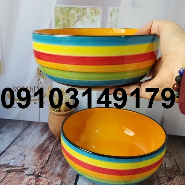 قیمت ظروف سرامیکی رنگین کمان_7