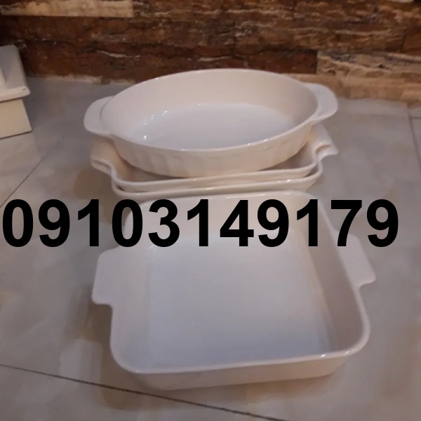 قیمت ظروف سرامیکی سفید_3
