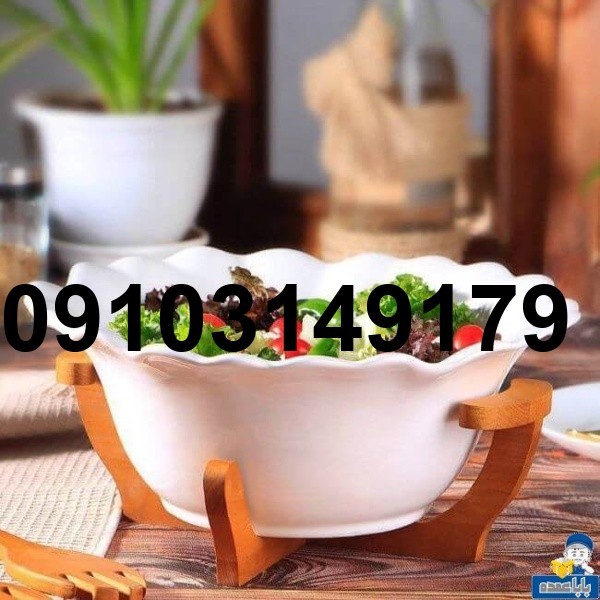 قیمت ظروف سرامیکی پایه چوبی_1