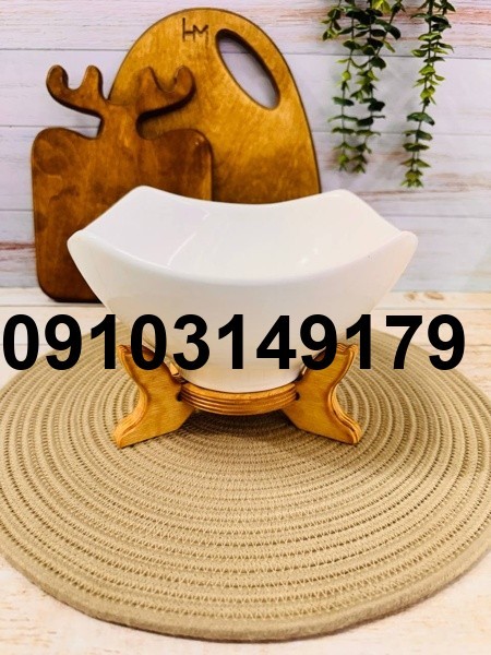 قیمت ظروف سرامیکی پایه چوبی_2
