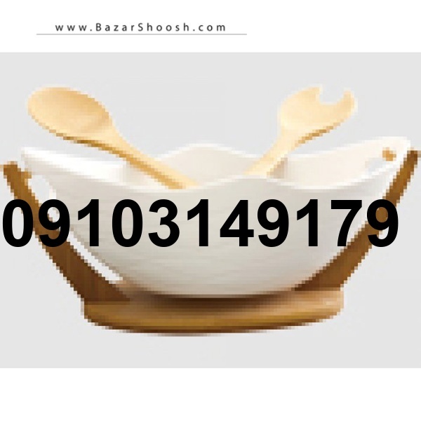 قیمت ظروف سرامیکی پایه چوبی_5