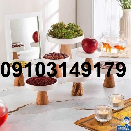 قیمت ظروف سرامیکی پایه چوبی_6