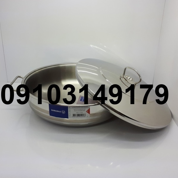 قیمت ماهیتابه استیل کرکماز_6